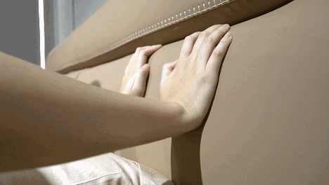 芝华仕5星软床测评:“手拿包”&“瑞士卷”造型有机结合 肤感面料和细节处理做足个性(型号:嘉美电动床架)(图15) image015.gif