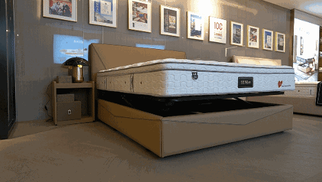 芝华仕5星床垫测评:极简美学设计 柔缓治愈睡感 让小家显高级有质感(型号:西奥多套床)(图2) 2.gif