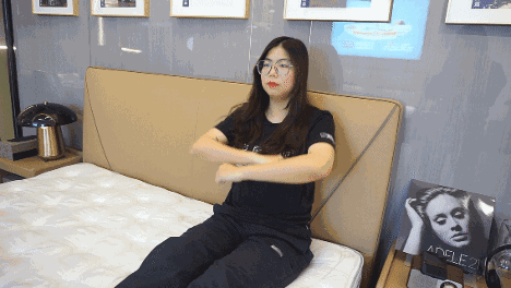 芝华仕5星床垫测评:极简美学设计 柔缓治愈睡感 让小家显高级有质感(型号:西奥多套床)(图17) 17.GIF