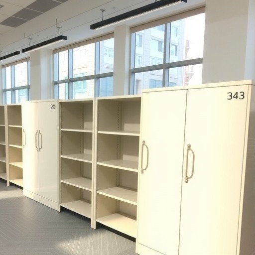 崇明区校园方案：定制型学生阅览室板式收纳柜(图1)