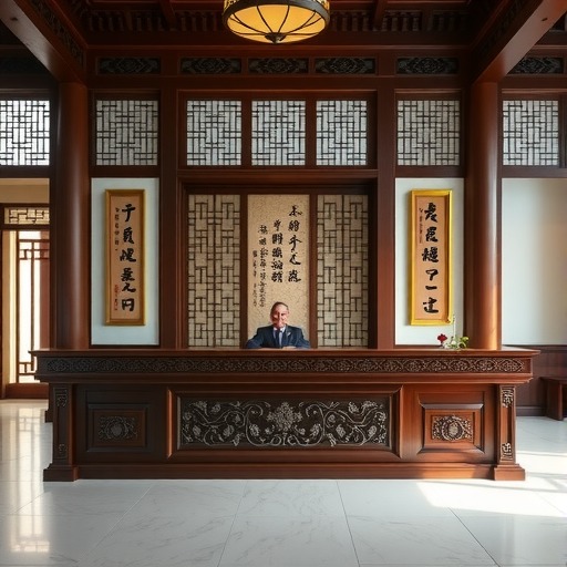 长兴县接待台定制,文化站专属高度(图1) 长兴县接待台定制,文化站专属高度(图1)