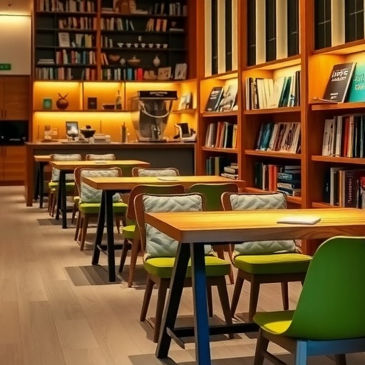 杭州富阳区咖啡书店桌椅，定制你的专属休闲角落(图1)