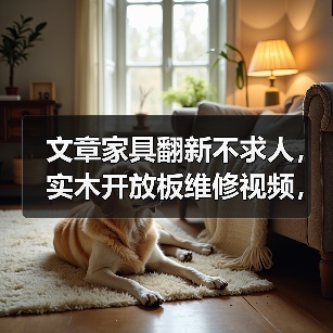 文章家具翻新不求人，实木开放板维修视频，一学就会！（图3）