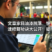 文章家具油漆脱落，快速修复秘诀大公开！拯救家居烦恼，轻松恢复亮丽如新（图2）