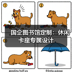国企图书馆定制：休闲卡座专属设计（图1）