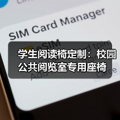 学生阅读椅定制：校园公共阅览室专用座椅（图1）