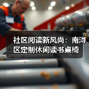 社区阅读新风尚：南浔区定制休闲读书桌椅（图4）