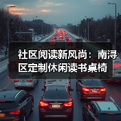 社区阅读新风尚：南浔区定制休闲读书桌椅（图3）