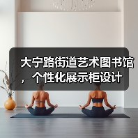 大宁路街道艺术图书馆,个性化展示柜设计(图2) 大宁路街道艺术图书馆,个性化展示柜设计(图2)