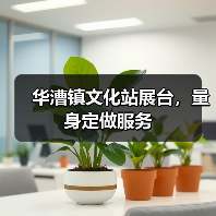 华漕镇文化站展台，量身定做服务（图1）