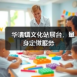 华漕镇文化站展台，量身定做服务（图3）