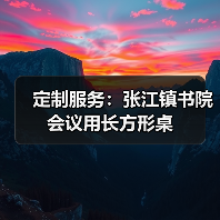 定制服务：张江镇书院会议用长方形桌（图1）