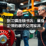 张江镇连锁书店：量身定做的展示空间家具（图1）