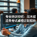 专业培训空间：花木街道鱼骨式桌椅定制服务（图2）