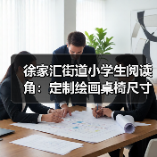 徐家汇街道小学生阅读角：定制绘画桌椅尺寸方案（图4）