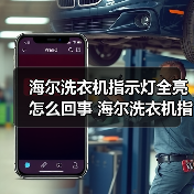 海尔洗衣机指示灯全亮怎么回事 海尔洗衣机指示灯全亮的原因及解决方法【详解】(图1) 海尔洗衣机指示灯全亮怎么回事 海尔洗衣机指示灯全亮的原因及解决方法【详解】(图1)