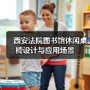 西安法院图书馆休闲桌椅设计与应用场景（图2）
