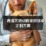 青浦区培训教室拼接桌定制方案（图2）