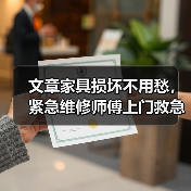 文章家具损坏不用愁，紧急维修师傅上门救急！（图1）