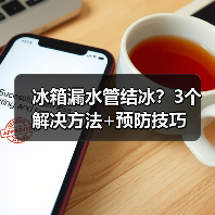 冰箱漏水管结冰？3个解决方法+预防技巧（图1）