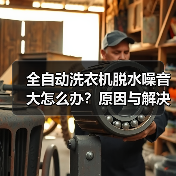 全自动洗衣机脱水噪音大怎么办？原因与解决方法（图2）