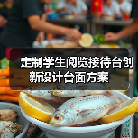 定制学生阅览接待台创新设计台面方案（图2）