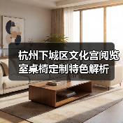 杭州下城区文化宫阅览室桌椅定制特色解析（图2）