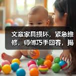 文章家具损坏，紧急维修，师傅巧手回春，揭秘家居修复秘诀（图1）