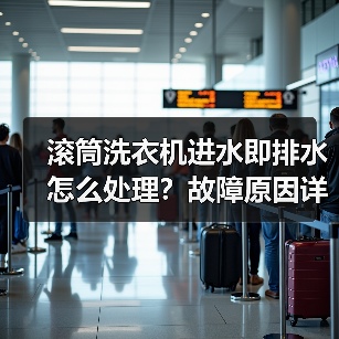 滚筒洗衣机进水即排水怎么处理？故障原因详解（图2）