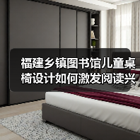 福建乡镇图书馆儿童桌椅设计如何激发阅读兴趣？（图1）