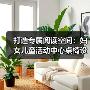打造专属阅读空间：妇女儿童活动中心桌椅设计要点解析（图1）