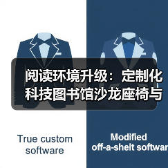 阅读环境升级：定制化科技图书馆沙龙座椅与桌子（图1）