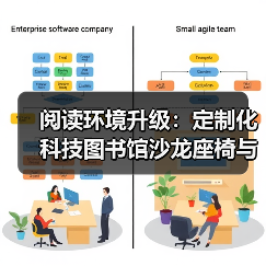 阅读环境升级：定制化科技图书馆沙龙座椅与桌子（图3）