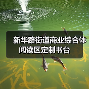 新华路街道商业综合体阅读区定制书台（图3）