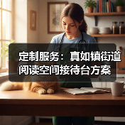 定制服务：真如镇街道阅读空间接待台方案（图1）