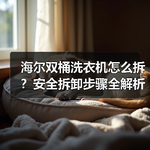 海尔双桶洗衣机怎么拆？安全拆卸步骤全解析（图3）